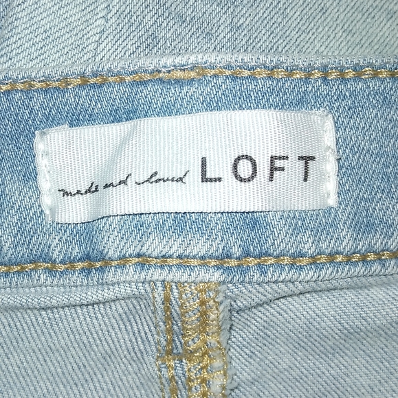 LOFT Light Wash High Rise Skinny jeans - Picture 4 of 7